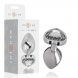 Foto 0: PLUG INTENSE - MET�LICO ALUMINUM ANAL HEART BRANCO TAMANHO S
