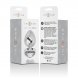 Foto 5: PLUG INTENSE - MET�LICO ALUMINUM ANAL HEART BRANCO TAMANHO S