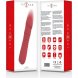 Foto 4: VIBRADOR INTENSE - JUNI UP & DOWN 10 VIBRA��ES VERMELHO