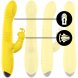Foto 1: VIBRADOR COM ESTIMULADOR DE CLIT�RIS INTENSE - TOKY MULTIFUNCTION UP & DOWN COM CLITORAL STIMULATOR AMARELO