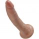 Foto 1: DILDO REALISTICO KING COCK - PENIS 17.5 CM CARAMELO