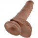 Foto 3: DILDO REALISTICO KING COCK - PENIS COM TEST�CULOS 19.8 CM CARAMELO