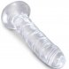 Foto 2: DILDO REALISTICO KING COCK TRANSPARENTE - PENIS 15.5 CM TRANSPARENTE