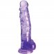Foto 0: DILDO REALISTICO KING COCK TRANSPARENTE - PENIS COM TEST�CULOS 16.5 CM ROXO