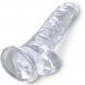 Foto 3: DILDO REALISTICO KING COCK TRANSPARENTE - PENIS COM TEST�CULOS 16.5 CM TRANSPARENTE