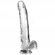 Foto 0: KING COCK CLEAR - DILDO WITH TESTICLES 24.8 CM TRANSPARENT