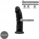 Foto 1: DILDO REALISTICO SILEXD - MODEL 2 PENIS PREMIUM SILEXPAN SILICONE PRETO 15 CM