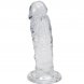 Foto 0: DILDO REALISTICO ALIVE - MAJESTIC PENIS TRANSPARENTE 14.7 CM