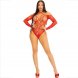 Foto 4: CATSUIT LEG AVENUE - BODY CROTHLESS COM GLOSS VERMELHO