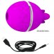 Foto 5: ESTIMULADOR COM VIBRA��O PRETTY LOVE - GEMINI BALL ROXO ROUND SILICONE