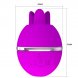 Foto 6: ESTIMULADOR COM VIBRA��O PRETTY LOVE - GEMINI BALL ROXO ROUND SILICONE