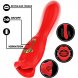 Foto 1: ESTIMULADOR COM VIBRA��O MIA - SIENA TRIPLE PLEASURE + BITING