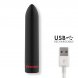 Foto 1: BALA VIBRAT�RIA ONINDER - BERLIN BULLET VIBRATOR PRETO 9 MODOS 8.5 X 2 CM - FREE APP