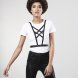 Foto 0: BIJOUX INDISCRETS MAZE CROSS CLEAVAGE HARNESS BLACK