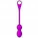Foto 1: OVO VIBRAT�RIO RECARREG�VEL PRETTY LOVE - ELVIRA VIBRATING BALLS ROXO