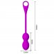 Foto 3: OVO VIBRAT�RIO RECARREG�VEL PRETTY LOVE - ELVIRA VIBRATING BALLS ROXO