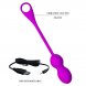 Foto 4: OVO VIBRAT�RIO RECARREG�VEL PRETTY LOVE - ELVIRA VIBRATING BALLS ROXO