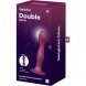 Foto 3: DILDO DUPLO SATISFYER - DOUBLE BALL-R SILICONE GARNET