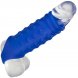 Foto 4: ADMIRAL - BEADED PENIS COVER LIQUID SILICONE BLUE