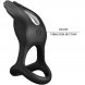 Foto 6: ANEL EM SILICONE PRETTY LOVE - VIBRANT PENIS RING 7 VIBRA��ES PRETO