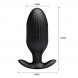 Foto 3: PLUG VIBRAT�RIO PRETTY LOVE - JEFFERSON APP CONTROLLED ANAL PRETO
