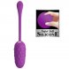 Foto 4: OVO VIBRAT�RIO RECARREG�VEL PRETTY LOVE - COM ROXO MARINE TEXTURE