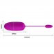 Foto 5: OVO VIBRAT�RIO PRETTY LOVE - NYMPH APP CONTROLLED ROXO