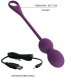 Foto 4: OVO VIBRAT�RIO COM CONTROLO REMOTO PRETTY LOVE - ELVIRA KEGEL BALLS APP ROXO