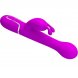 Foto 4: VIBRADOR PRETTY LOVE - DEJON RABBIT 3 IN 1 MULTIFUNCTION VIOLETA
