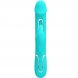 Foto 1: VIBRADOR PRETTY LOVE - KAMPAS RABBIT 3 IN 1 MULTIFUNCTION COM L�NGUA AQUA VERDE