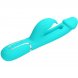 Foto 2: VIBRADOR PRETTY LOVE - KAMPAS RABBIT 3 IN 1 MULTIFUNCTION COM L�NGUA AQUA VERDE