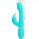 Foto 6: VIBRADOR PRETTY LOVE - KAMPAS RABBIT 3 IN 1 MULTIFUNCTION COM L�NGUA AQUA VERDE