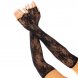 Foto 0: LEG AVENUE - FLORAL NETWORK FINGERLESS GLOVES BLACK