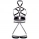 Foto 5: LEG AVENUE - VEGAN LEATHER GRIP BODY HARNESS BLACK S