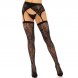 Foto 0: LEG AVENUE - LACE THIGH HIGHS & GARTERBELT BLACK