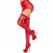 Foto 2: MEIAS COM CINTO DE LIGAS LEG AVENUE - LACE THIGH HIGHS & VERMELHO