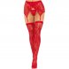 Foto 3: MEIAS COM CINTO DE LIGAS LEG AVENUE - LACE THIGH HIGHS & VERMELHO