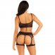 Foto 1: CONJUNTO LEG AVENUE - FISHNNET GARTER HARNESS & SUTI�