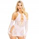 Foto 0: LEG AVENUE - MINI DRESS & GLOVES SET WHITE