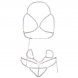 Foto 4: LEG AVENUE - BRA WRISTBANDS & PEARL THONG SET