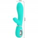 Foto 4: PRETTY LOVE - THOMAS MULTIFUNCTION G-SPOT VIBRATOR AQUA GREEN