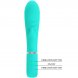 Foto 5: PRETTY LOVE - PRESCOTT MULTIFUNCTION G-SPOT VIBRATOR AQUA GREEN