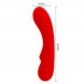 Foto 4: PRETTY LOVE - PRESCOTT RECHARGEABLE VIBRATOR RED