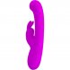 Foto 2: VIBRADOR COM ESTIMULA��O DO PONTO G PRETTY LOVE - LAMAR RABBIT & VIOLETA