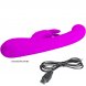 Foto 6: VIBRADOR COM ESTIMULA��O DO PONTO G PRETTY LOVE - LAMAR RABBIT & VIOLETA