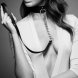 Foto 1: BIJOUX INDISCRETS MAZE - BLACK NECKLACE WITH STRAP