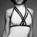 Foto 1: BIJOUX INDISCRETS MAZE - HALTER BRA HARNESS BLACK