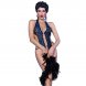 Foto 0: TEDDY COM ABERTURA CHILIROSE - CR 4479 BODYSUIT AZUL S/M
