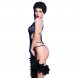 Foto 2: TEDDY COM ABERTURA CHILIROSE - CR 4479 BODYSUIT AZUL S/M