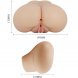 Foto 5: MASTURBADOR VAGINA E �NUS COM VIBRA��O CRAZY BULL - REALISTIC LUNA